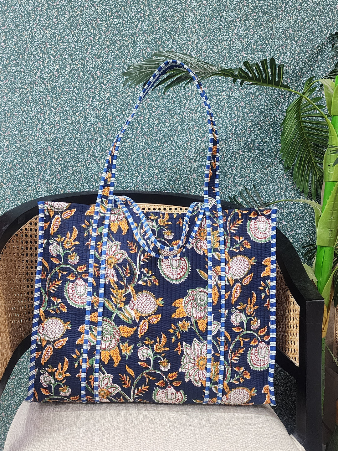 Navy-Blue-Jute-Handblock-Printed-Tote-Bag-Without-Zip