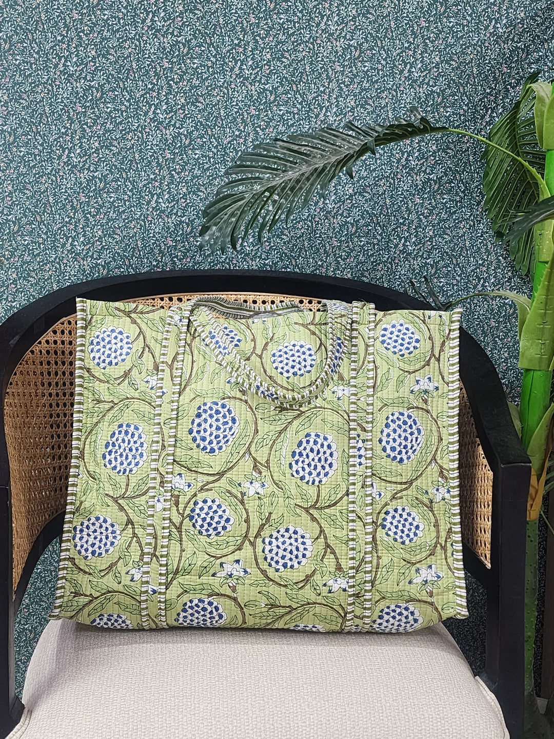 Light-Green-Jute-Handblock-Printed-Tote-Bag-Without-Zip