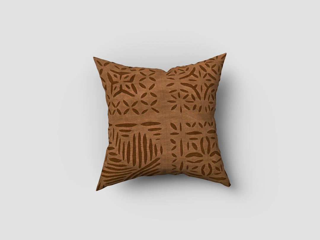 Brown-Cotton-Handmade-Applique-Work-Cushion-Cover