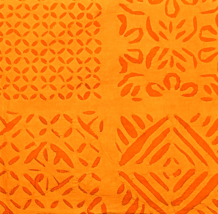 Orange-Cotton-Handmade-Applique-Work-Cushion-Cover