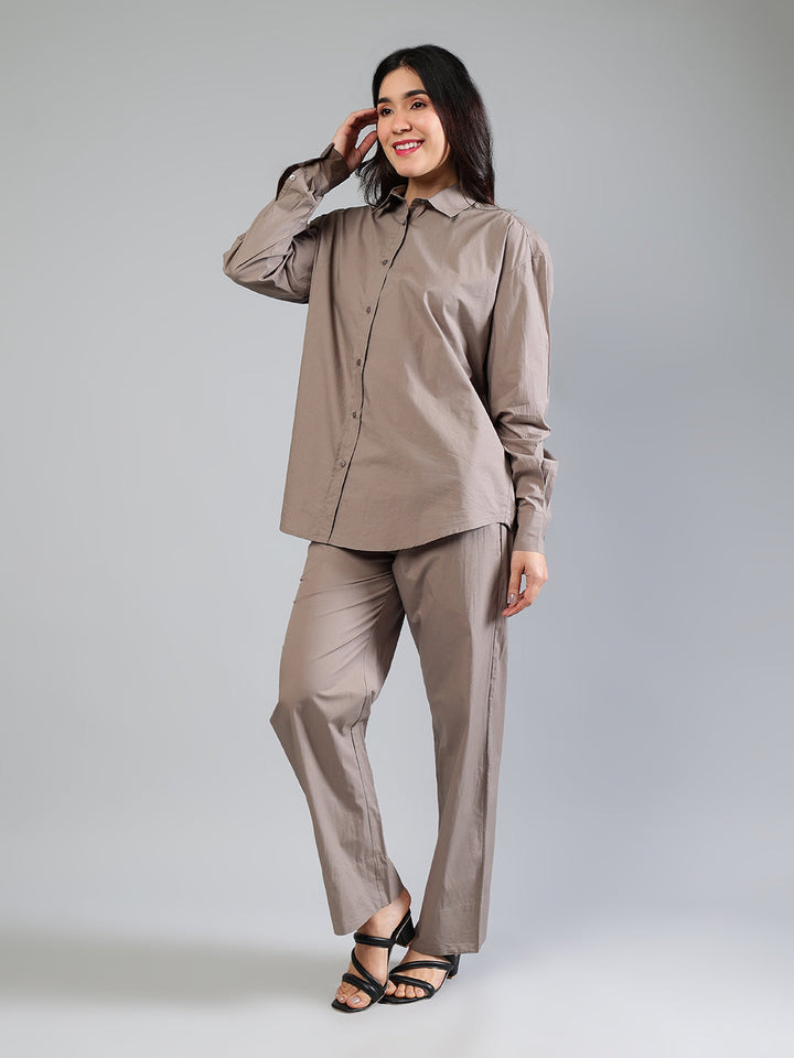Grey-Cotton-Poplin-Comfort-Fit-Co-Ord-Set