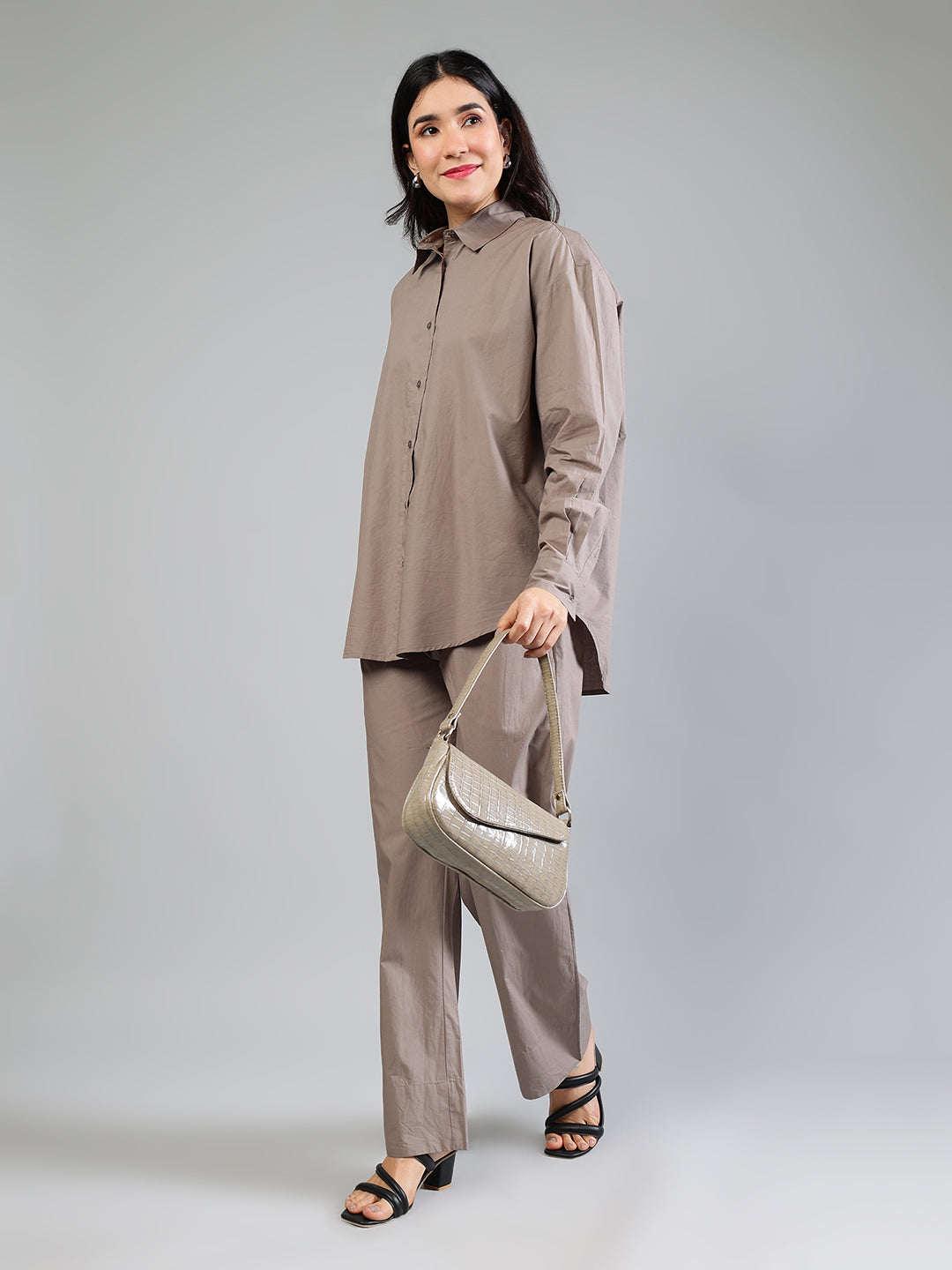 Grey-Cotton-Poplin-Comfort-Fit-Co-Ord-Set
