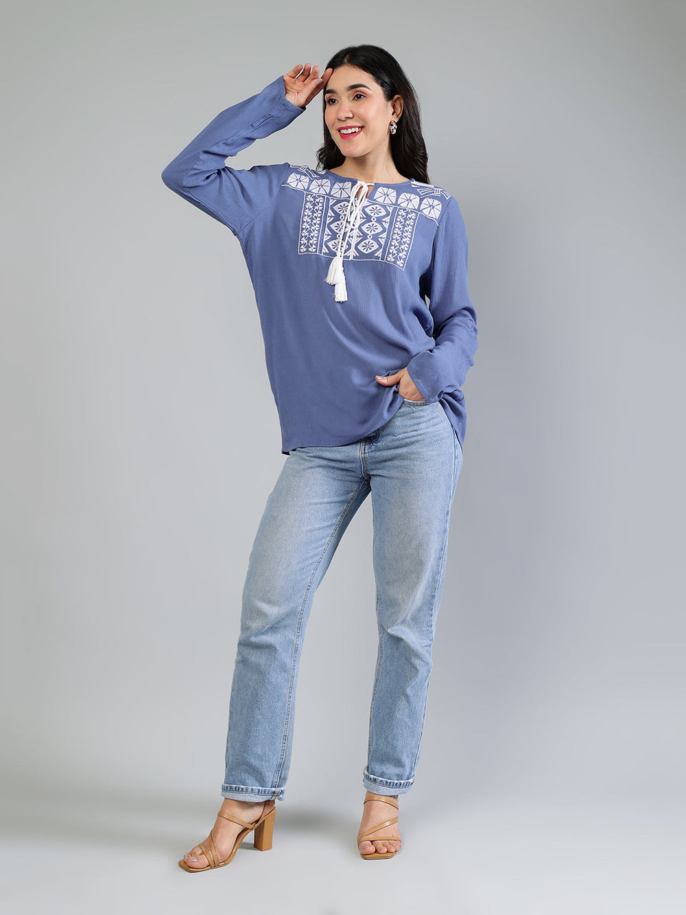 Blue-Cotton-Embroidered-Top