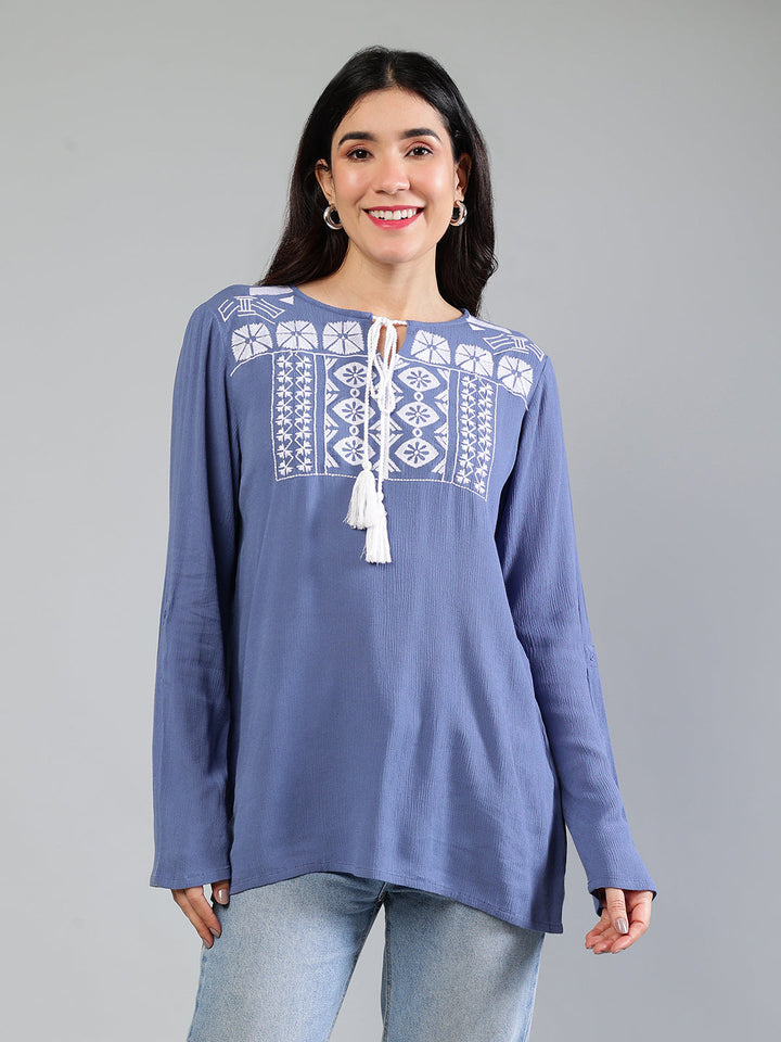 Blue-Cotton-Embroidered-Top