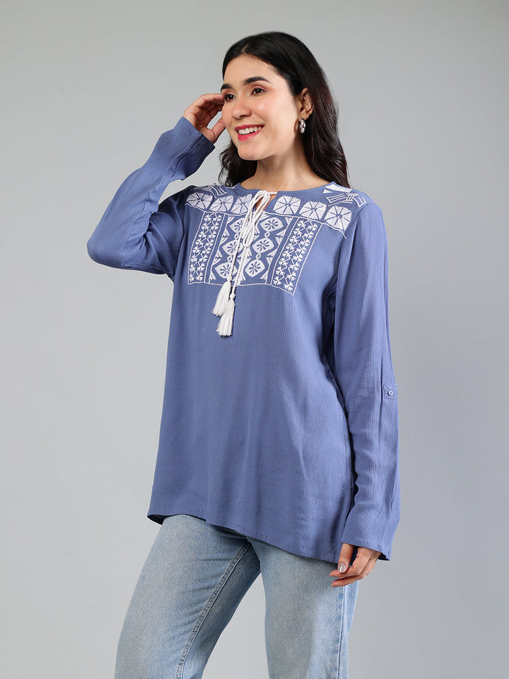 Blue-Cotton-Embroidered-Top