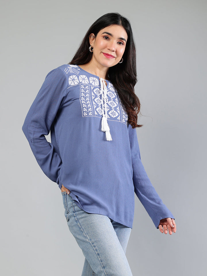 Blue-Cotton-Embroidered-Top