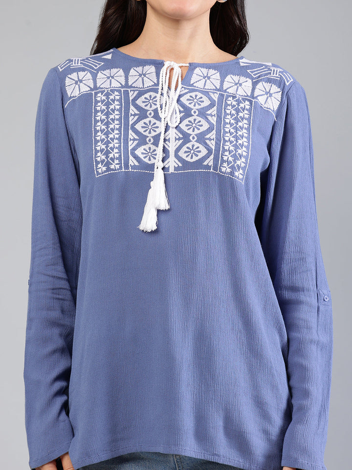 Blue-Cotton-Embroidered-Top