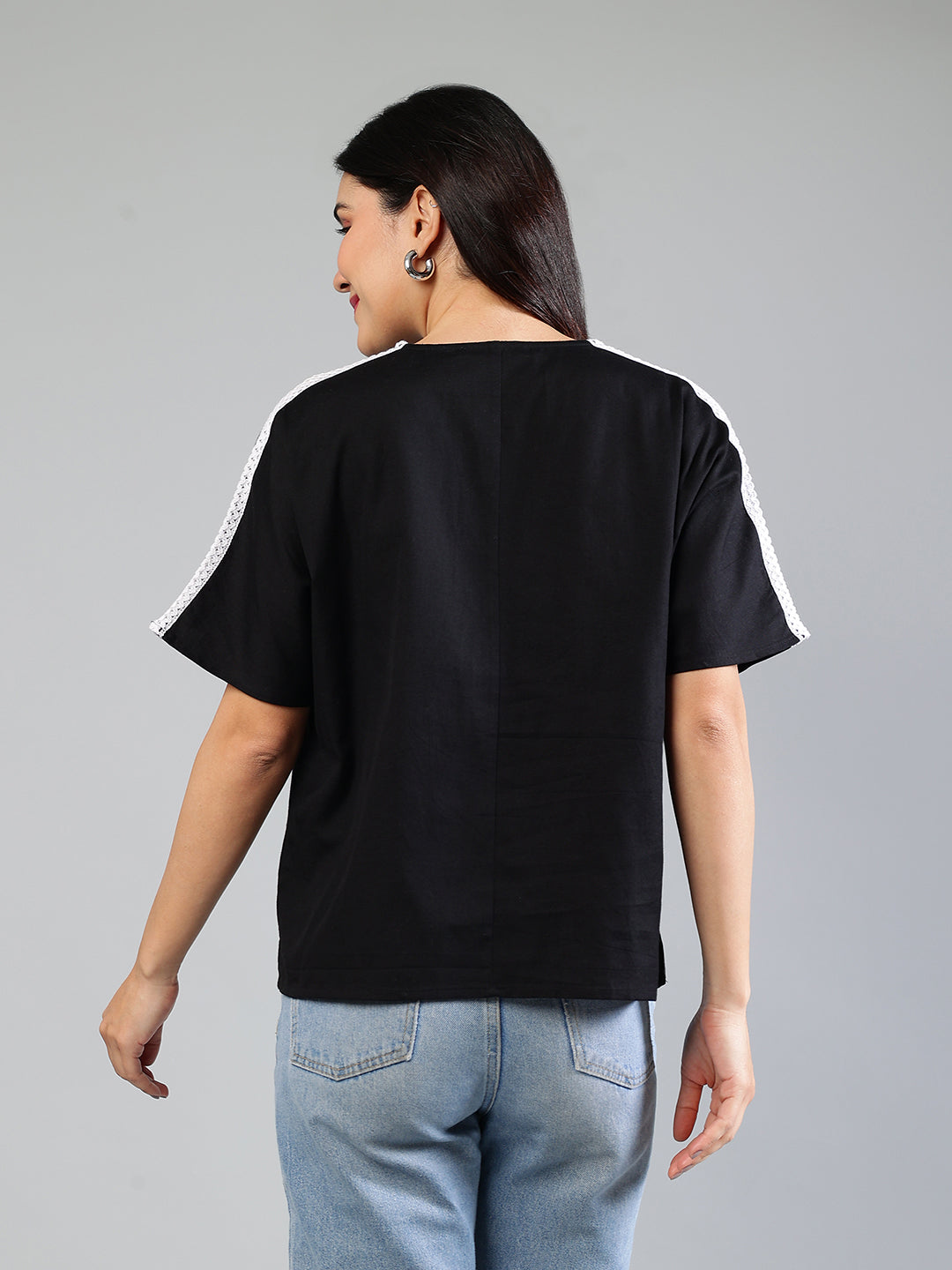 Black-Cotton-Embroidered-Lace-Detailing-Top