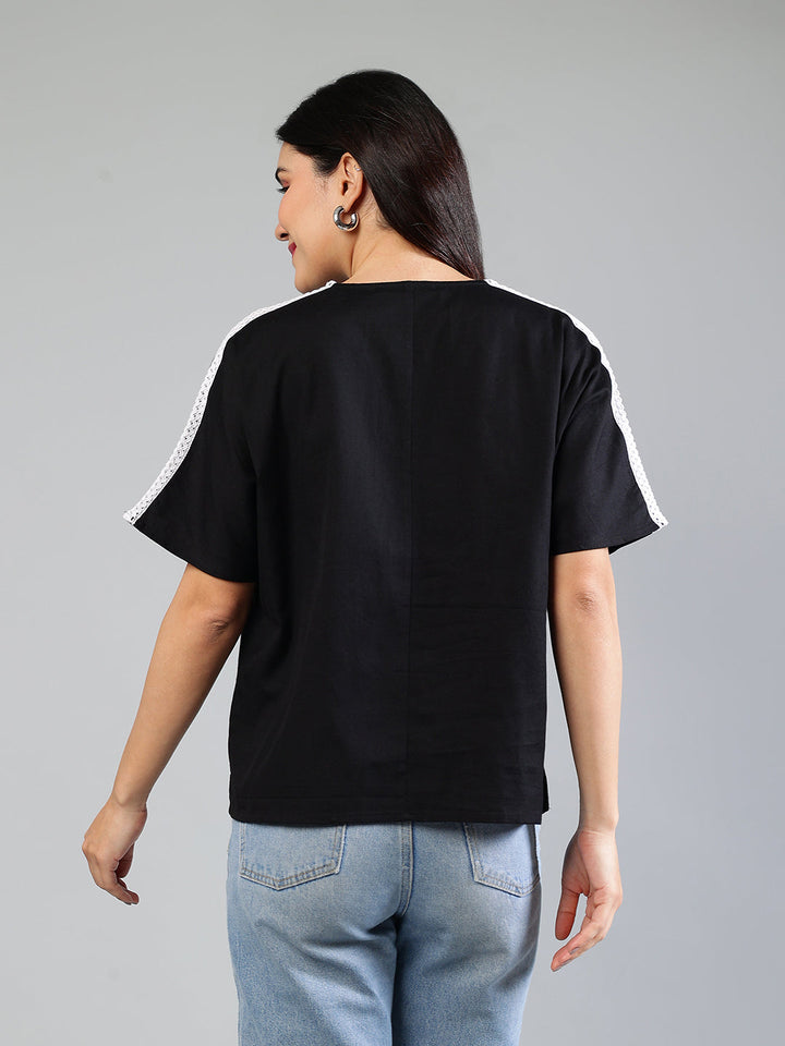 Black-Cotton-Embroidered-Lace-Detailing-Top