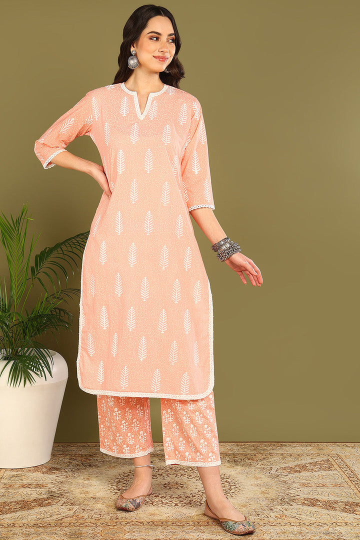 Crimson-Cotton-Khari-Floral-Printed-2-Piece-Kurta-Set