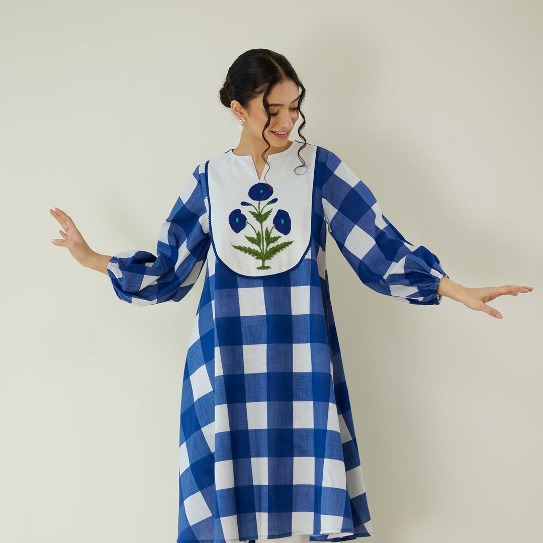 Classic-Indigo-Cotton-Old-School-Kurta