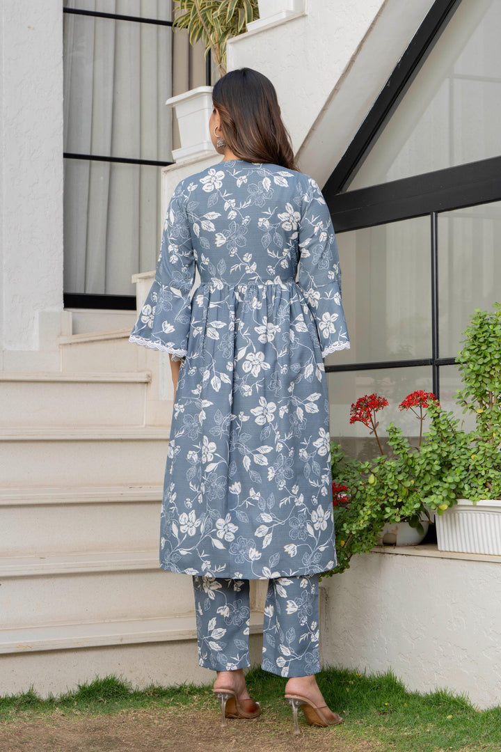 Floral Maternity Kurta and Pant set