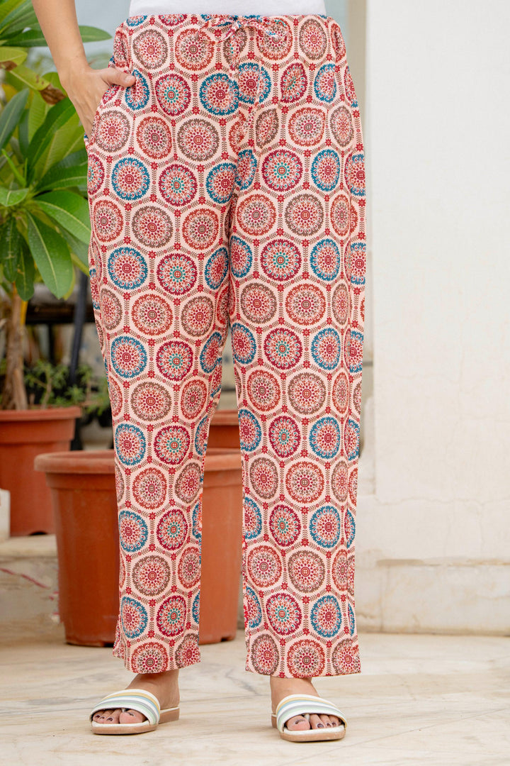 Peach Maternity kurta sets for women