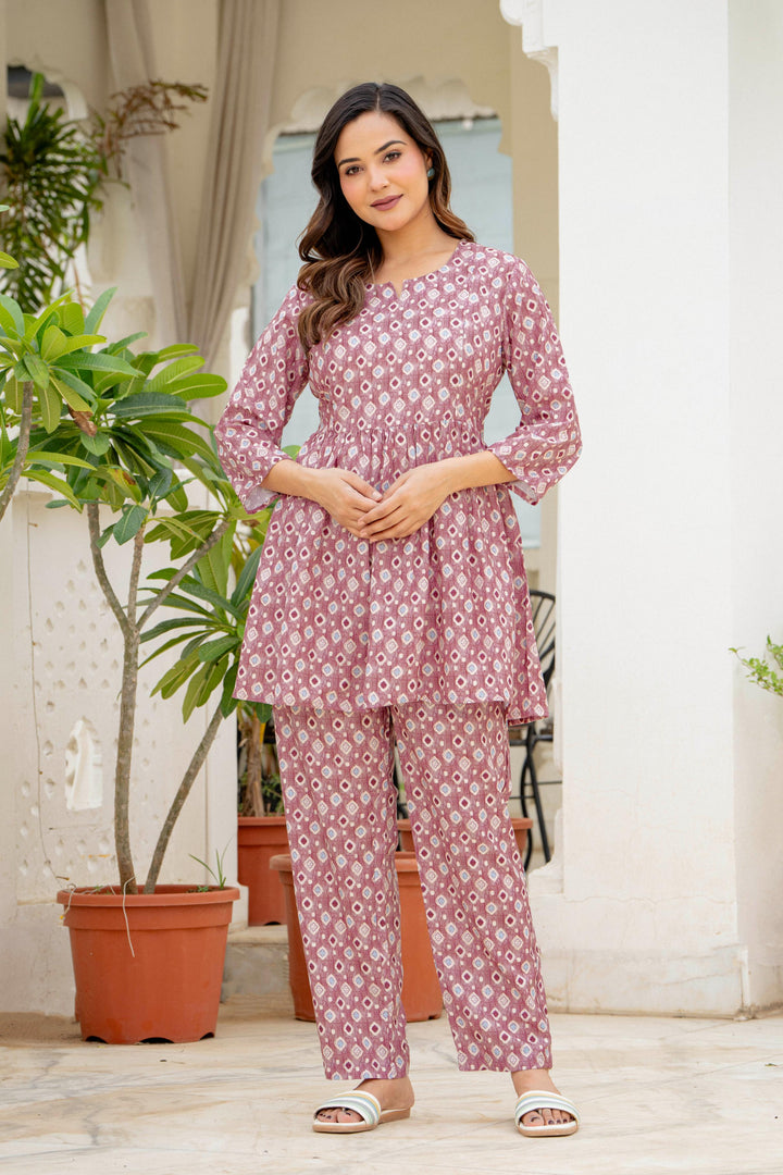 Brown Maternity kurta sets for women