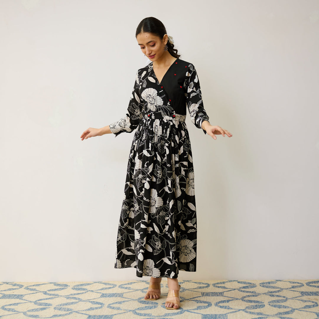 Black-Cotton-Ayesha-Overlap-Embroidered-Maxi-Dress