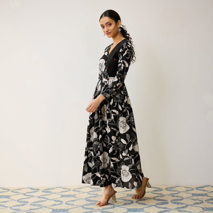 Black-Cotton-Ayesha-Overlap-Embroidered-Maxi-Dress