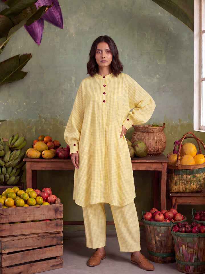 LEMON LATTICE CO-ORD SET