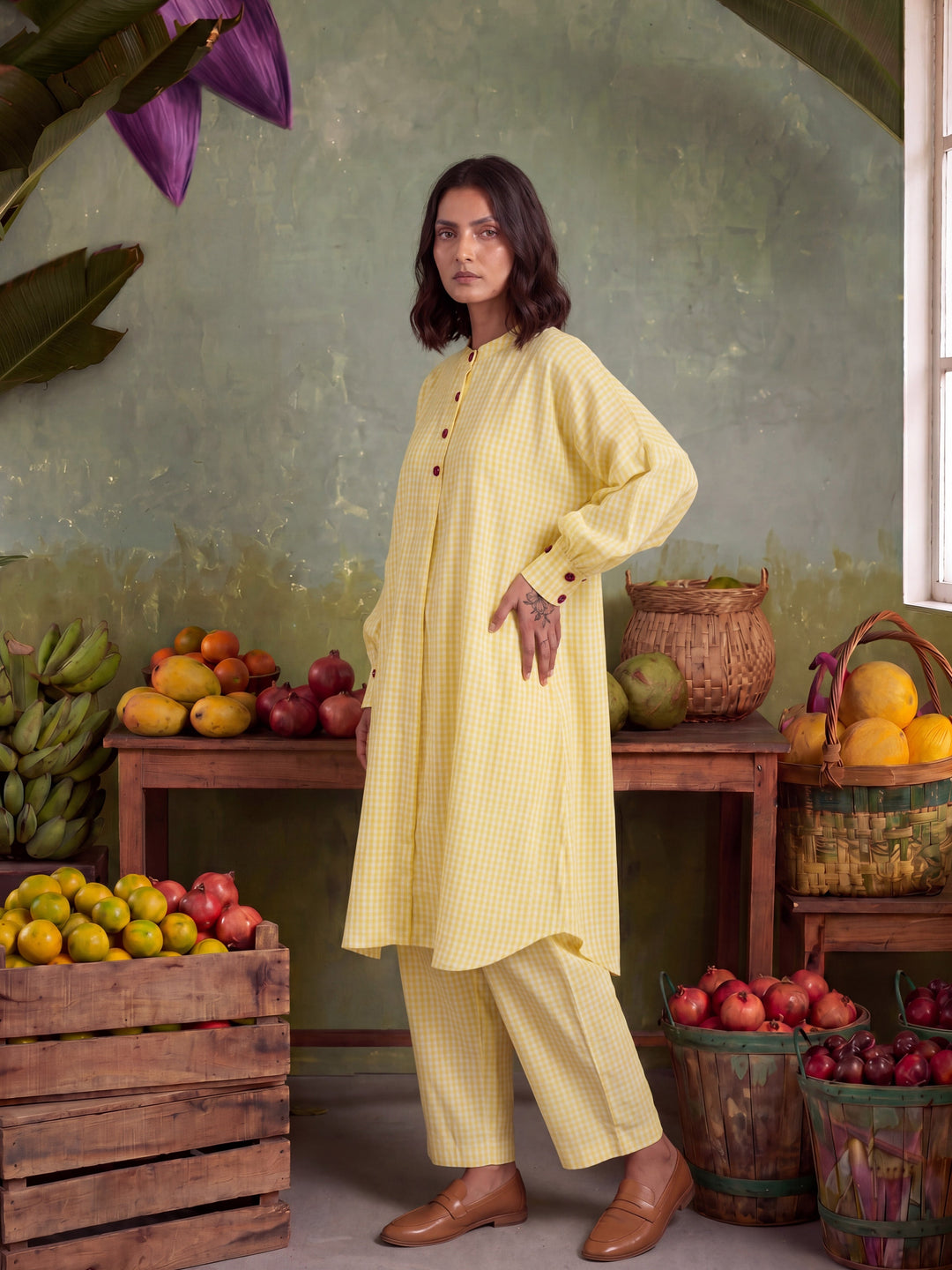 LEMON LATTICE CO-ORD SET