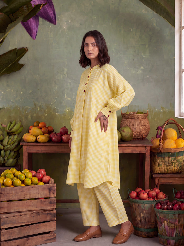LEMON LATTICE CO-ORD SET