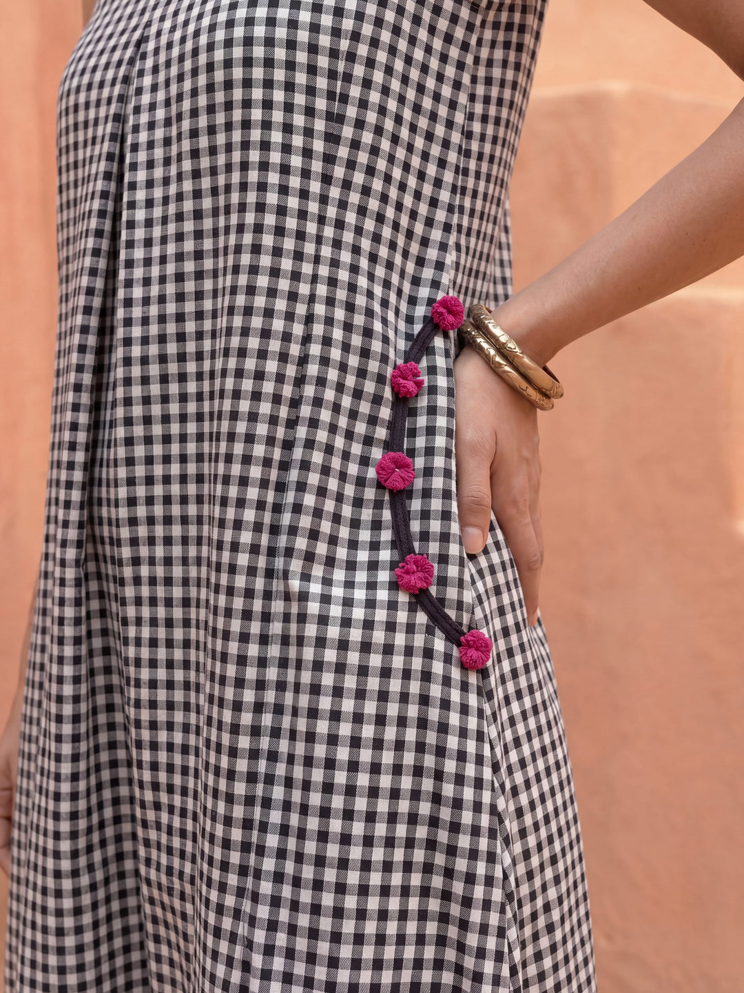 URBAN MONOCHROME MAXI DRESS