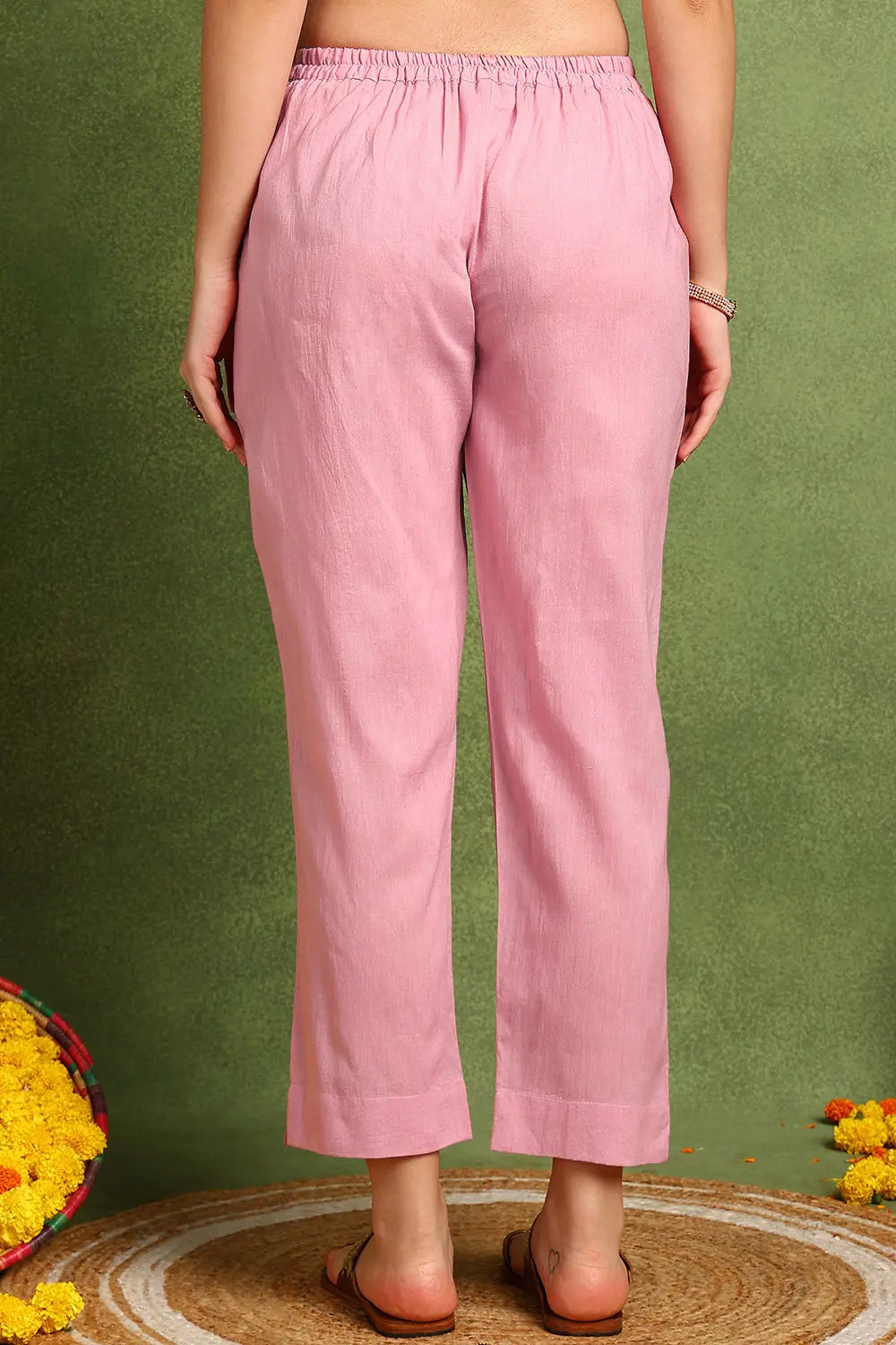 Pink-Cotton-Silk-Farsi-Pants