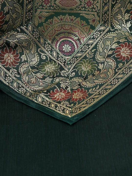 Black-Banarasi-Zari-Table-Runner