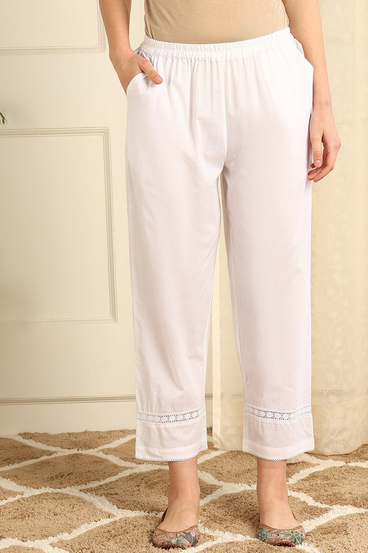 White-Cotton-Single-Lace-Pant-With-Pockets