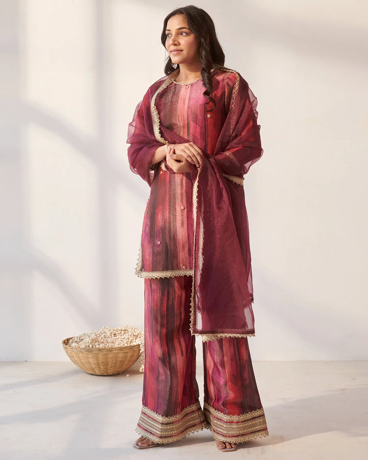 Red-Tissue-Gota-Work-3-Piece-Sharara-Set