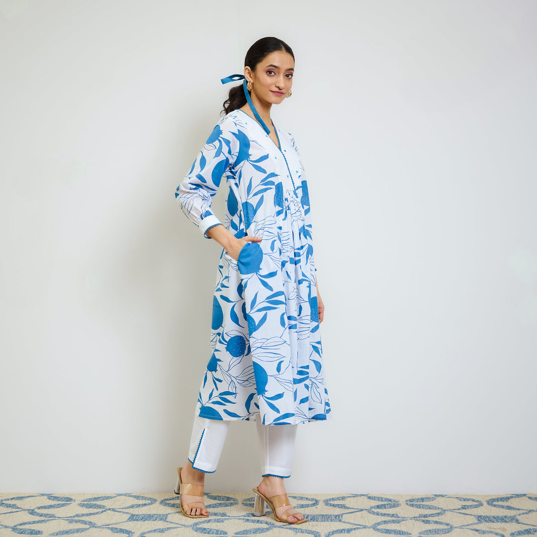 Blue-Cotton-Hand-Embroidered-2-Piece-Kurta-Set