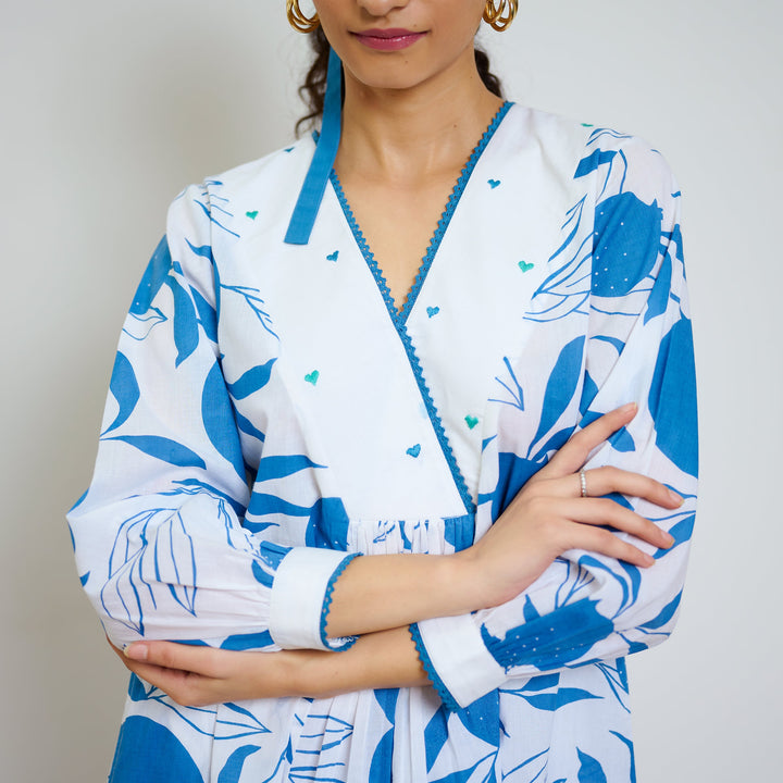 Blue-Cotton-Hand-Embroidered-2-Piece-Kurta-Set