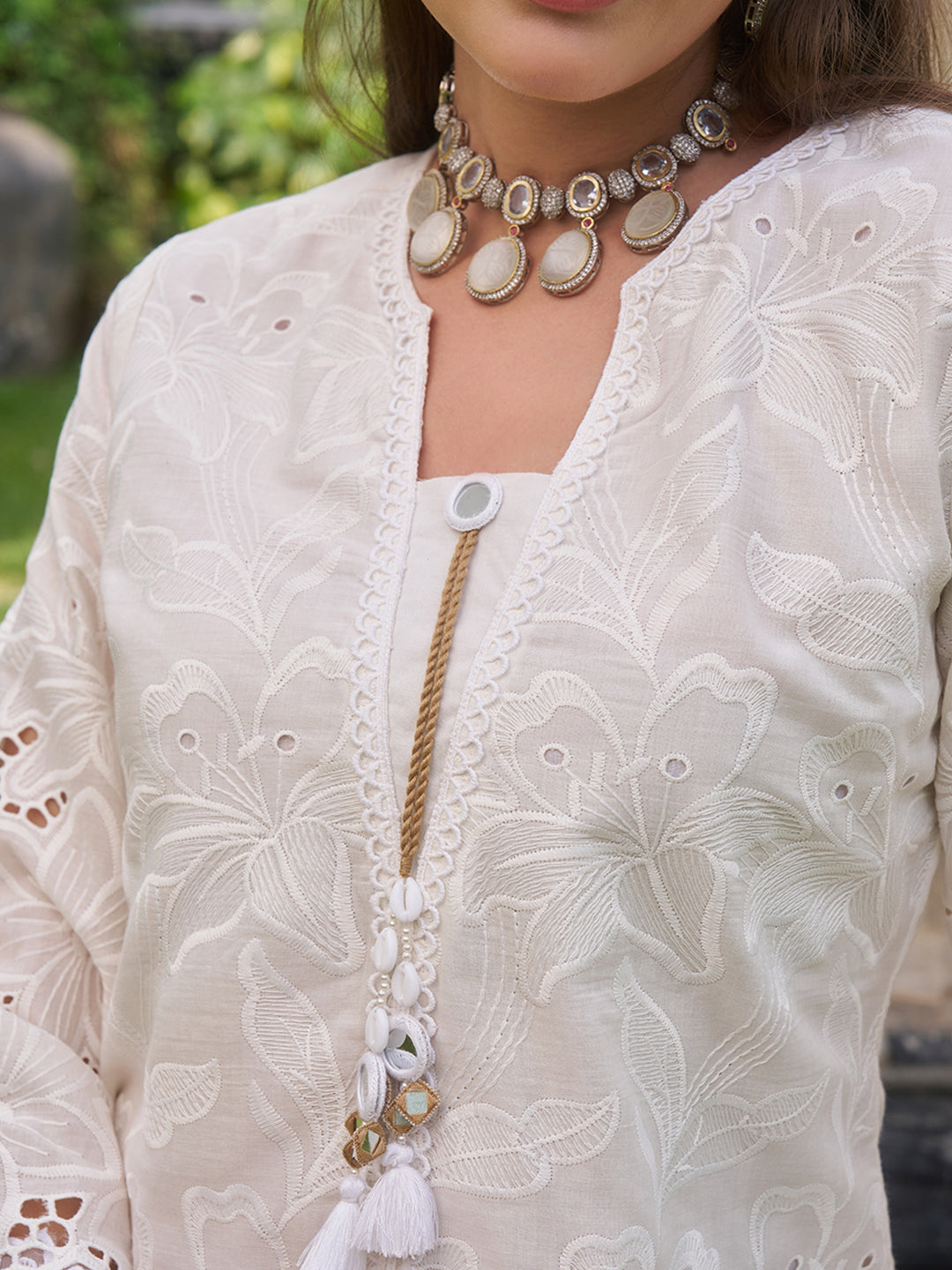 Cream-Cotton-Floral-Schiffli-2-Piece-Kurta-Set