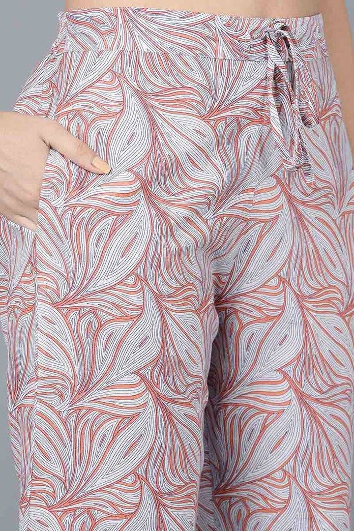 Yellow-Cotton-Flared-Kurta-Palazzo-With-Dupatta