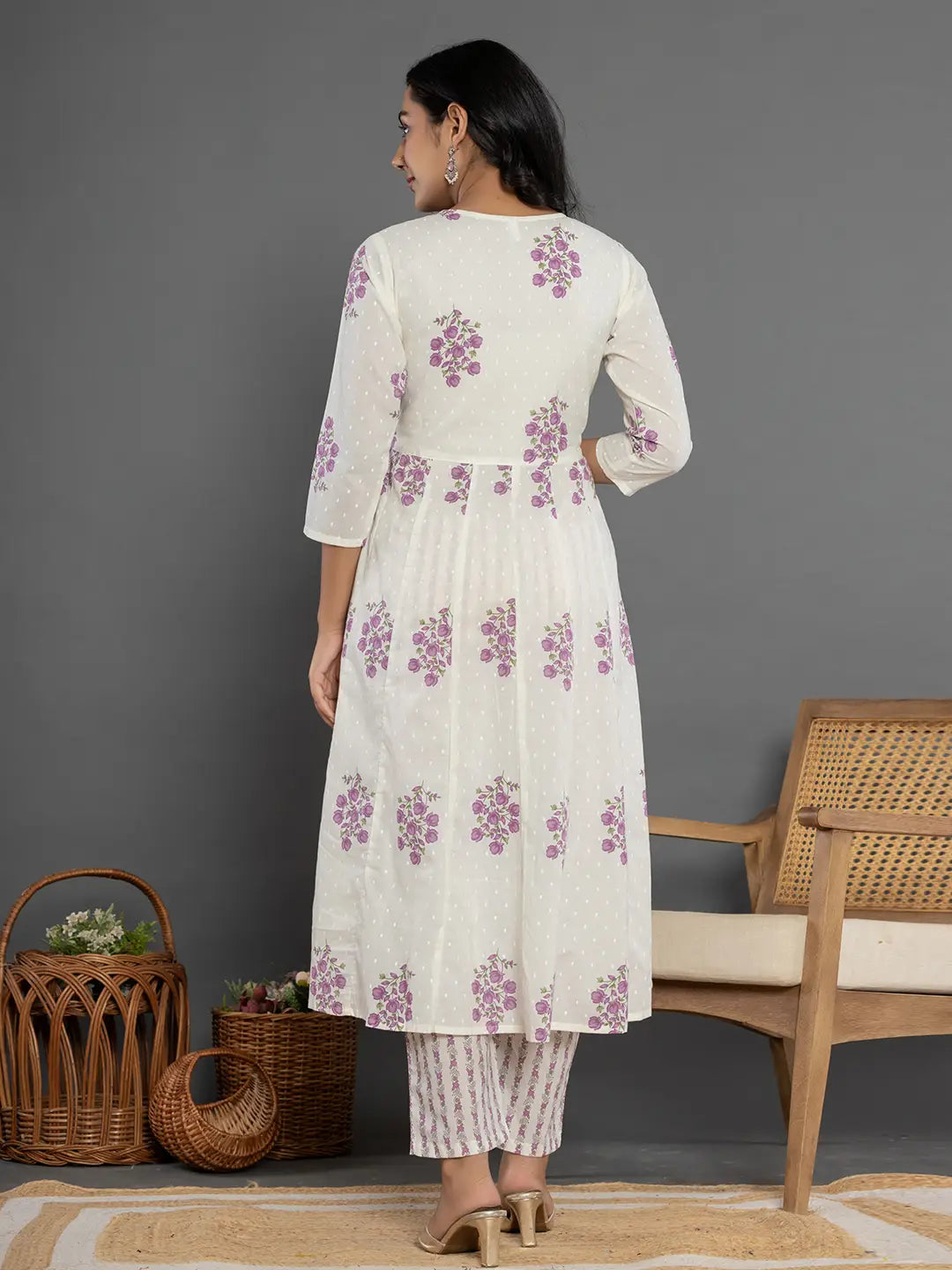 Purple-&-White-Cotton-Gota-Patti-Cotton-Anarkali-Set