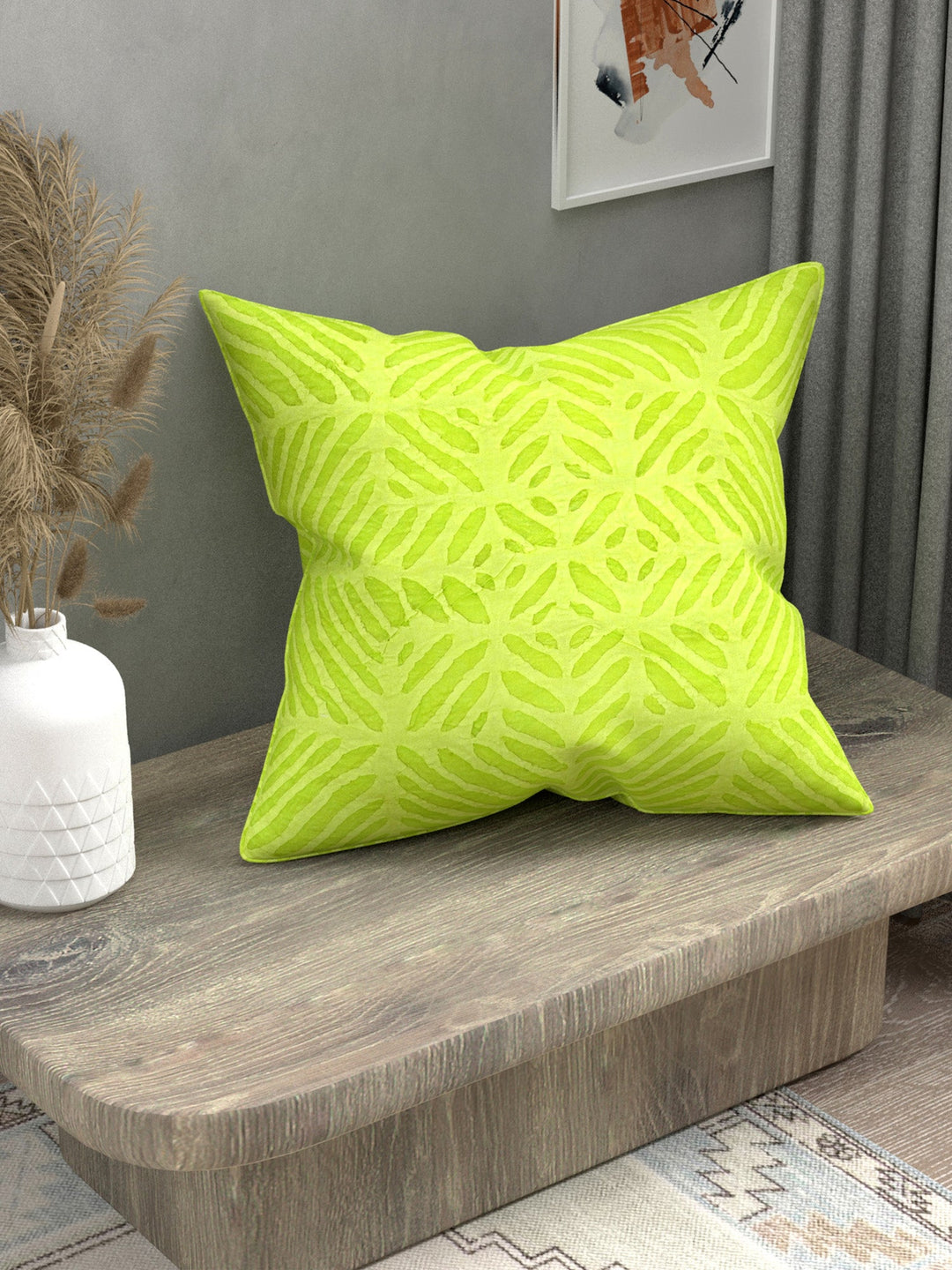 Green-Cotton-Handmade-Applique-Work-Cushion-Cover