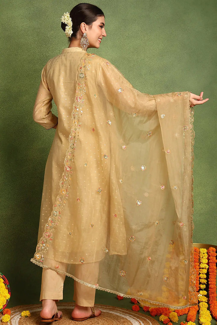 Beige-Organza-Embroidery-Scalloped-Dupatta