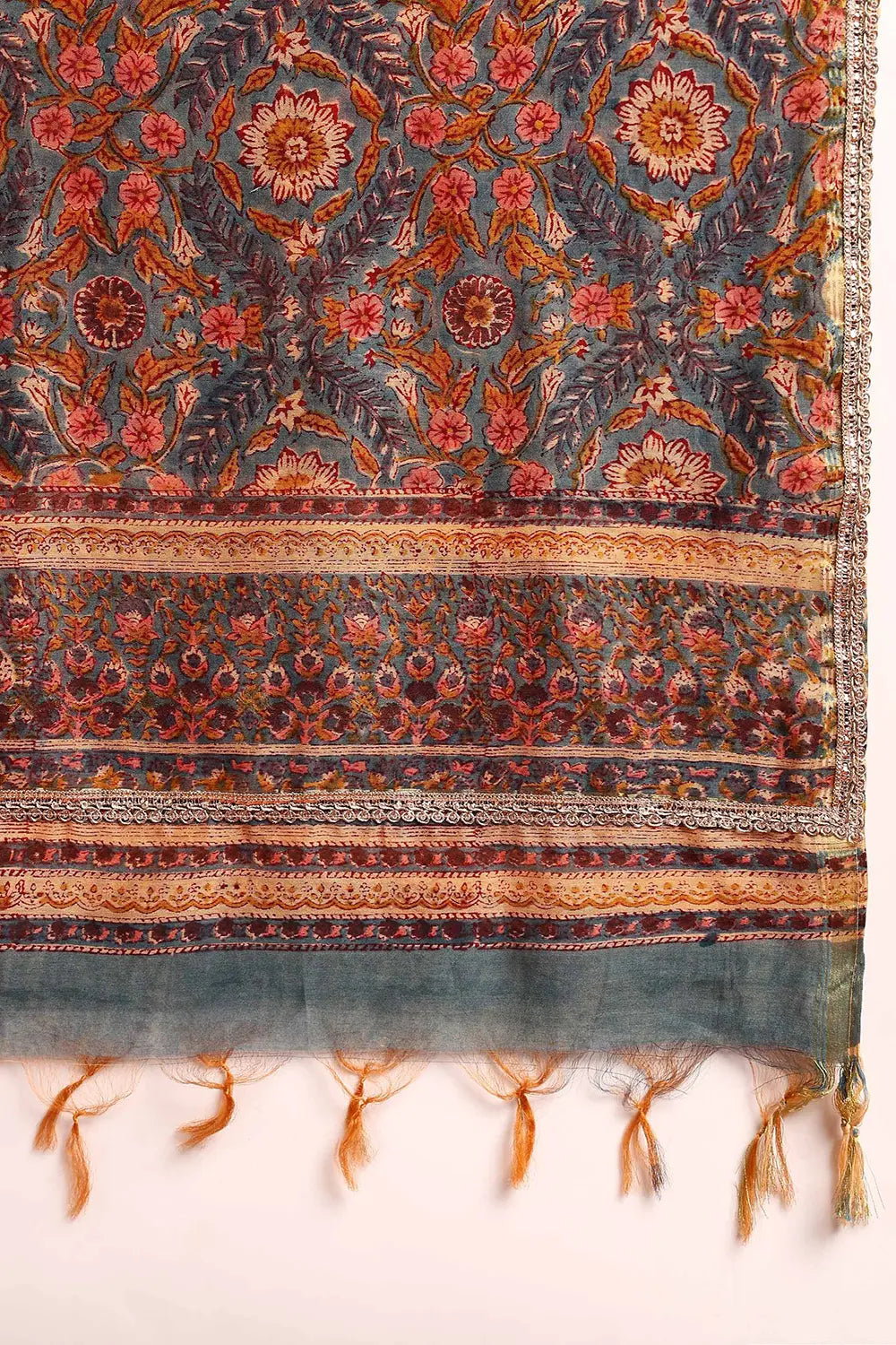 Powder-Blue-Chanderi-Silk-Hand-Block-Print-Dupatta