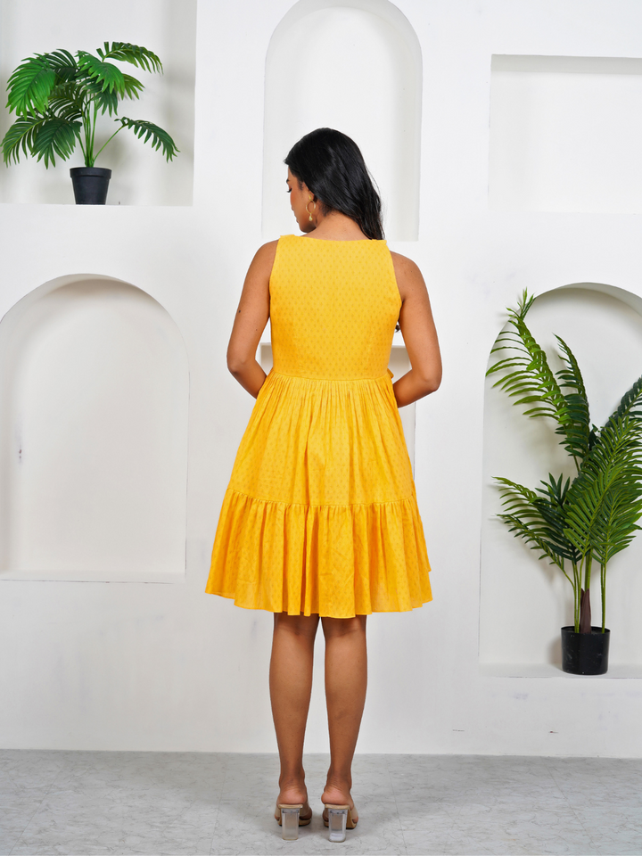 Amber-Ruffle-Yellow-Cotton-Mini-Dress