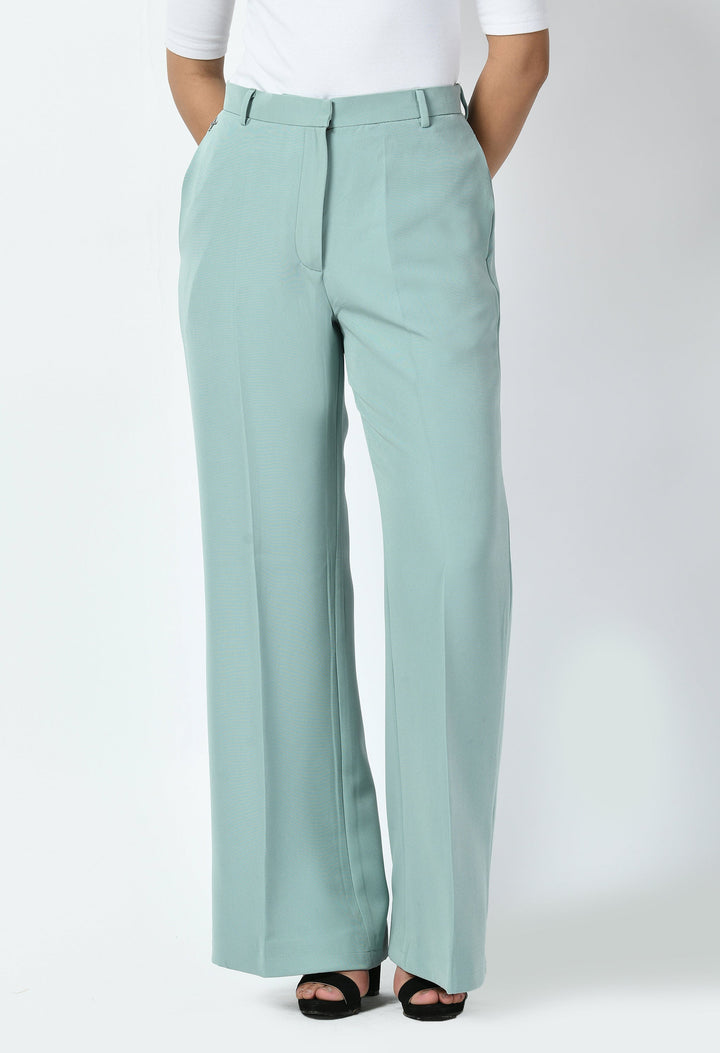 Aqua-Blue-Cotton-Blend-Eminence-Solid-Bootcut-Trouser