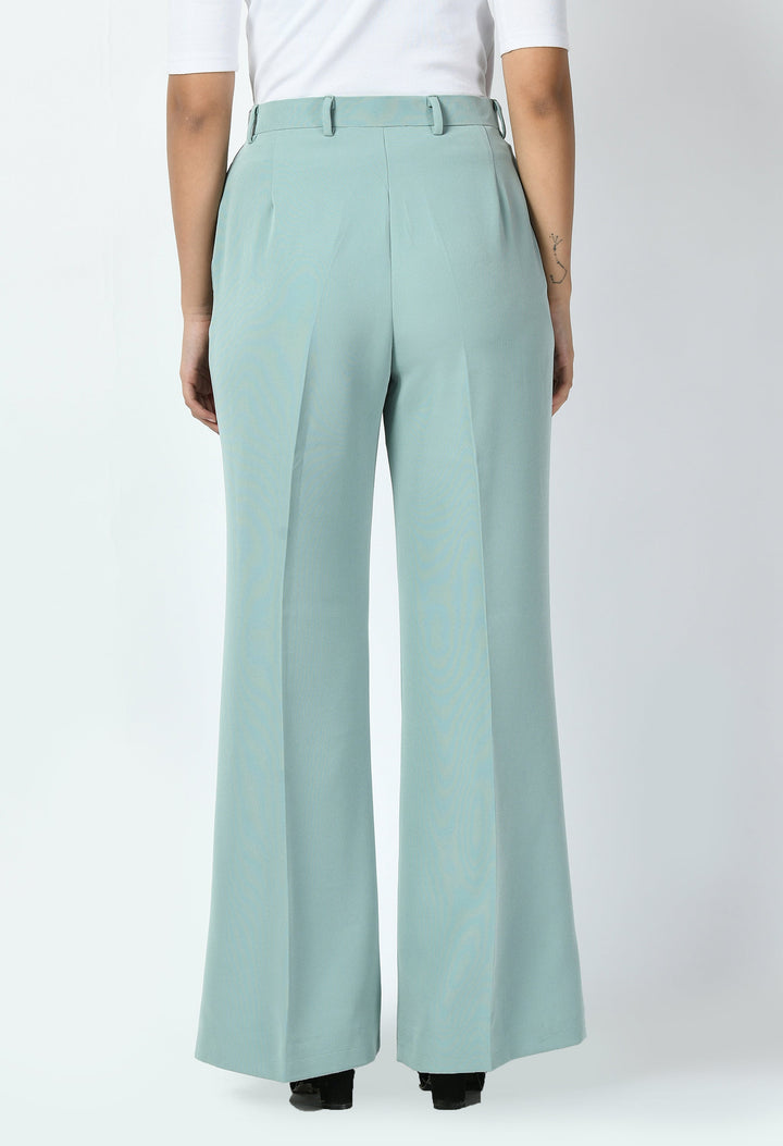 Aqua-Blue-Cotton-Blend-Eminence-Solid-Bootcut-Trouser