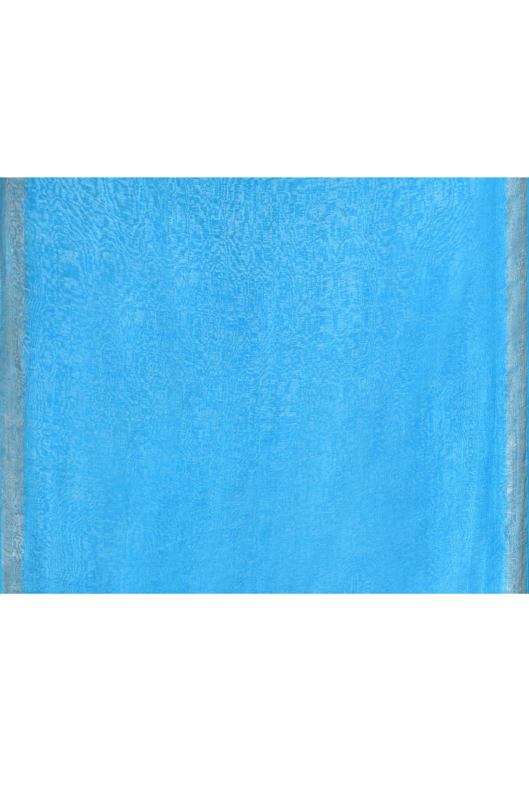 Aqua-Blue-Tussar-Linen-Handloom-Saree-With-Woven-Zari-Pallu