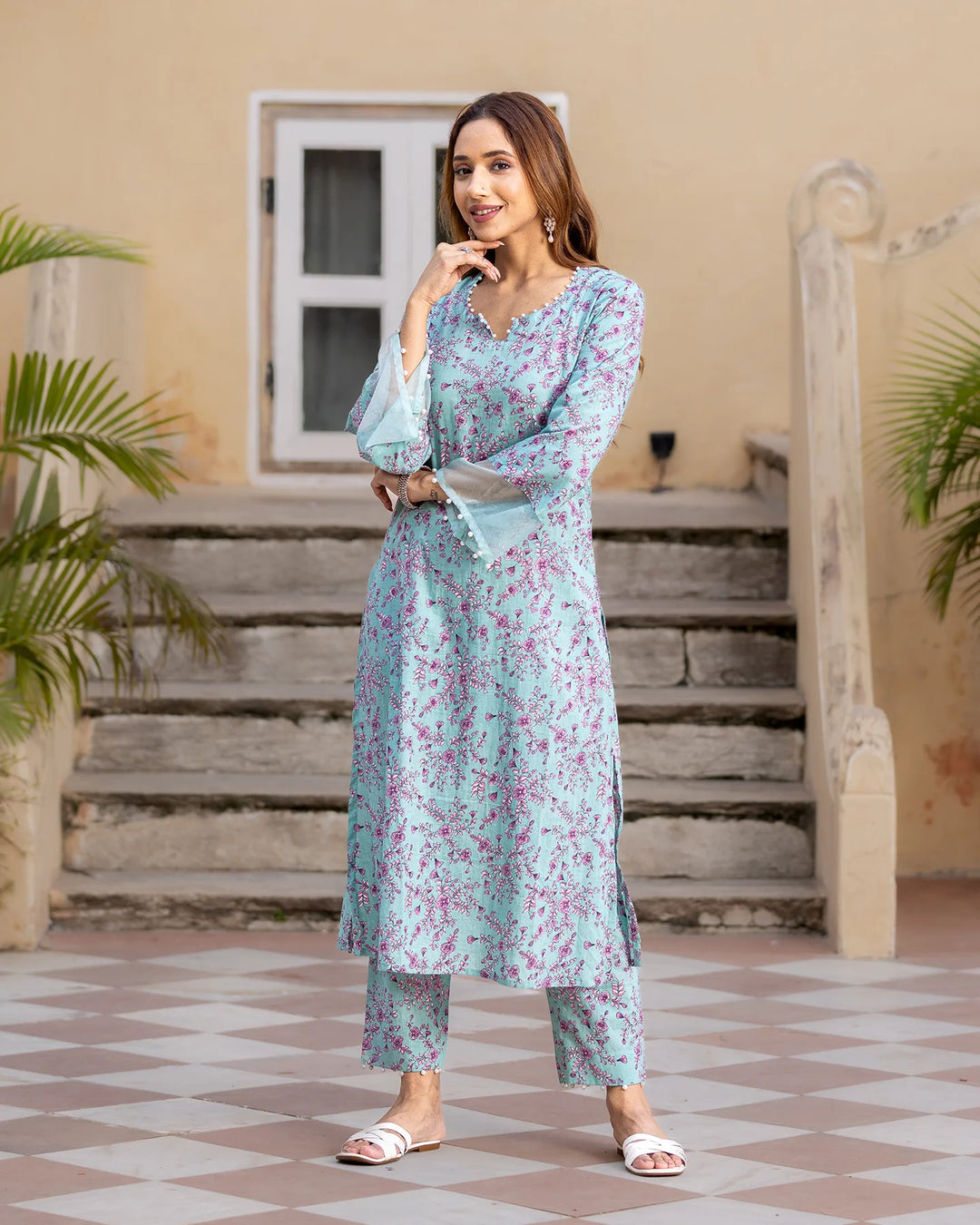 Light-Blue-Florian-Straight-2-Piece-Kurta-Set