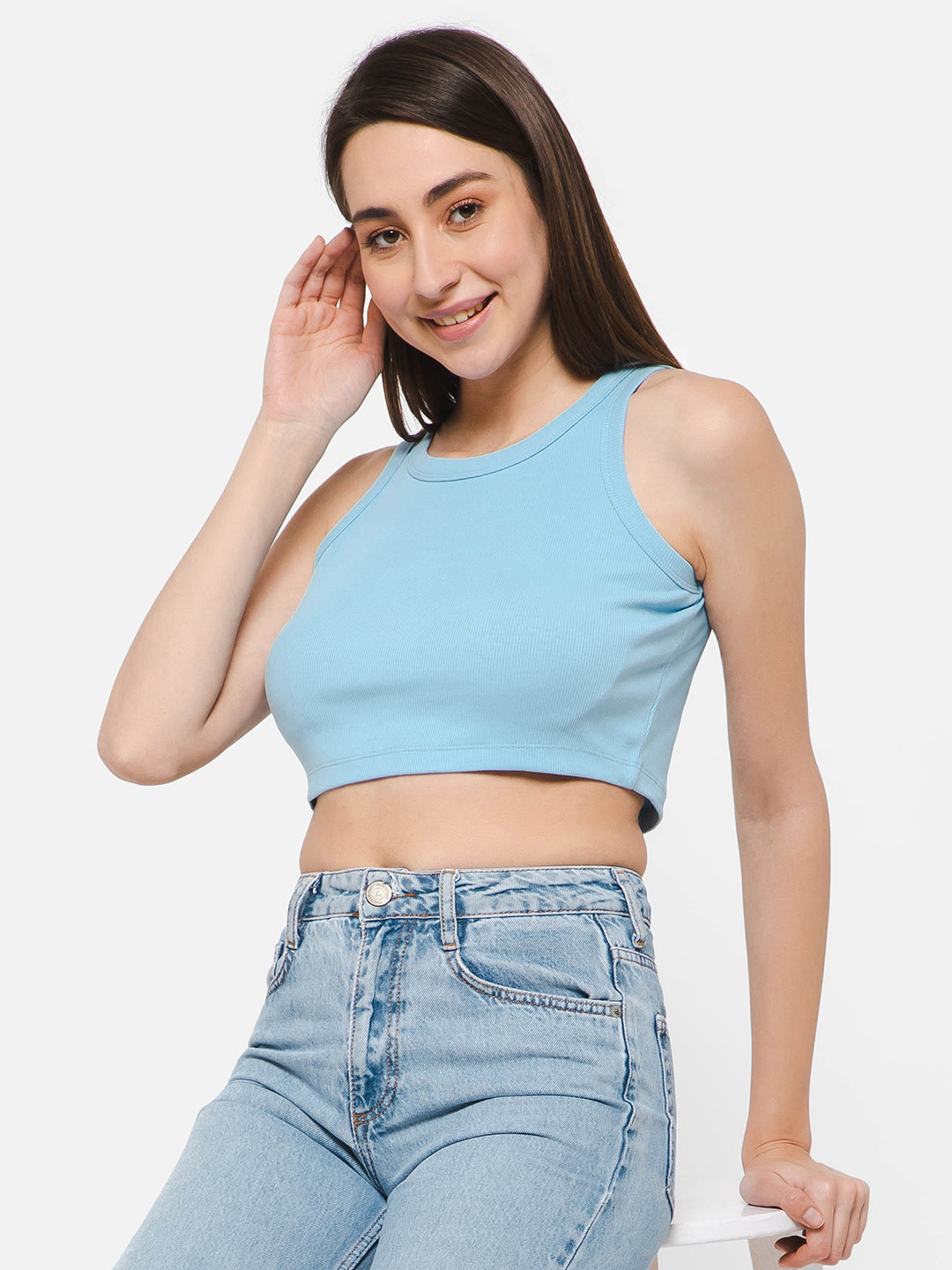 Baby-Blue-Cotton-Chic-Basic-Ribbed-Crop-Top