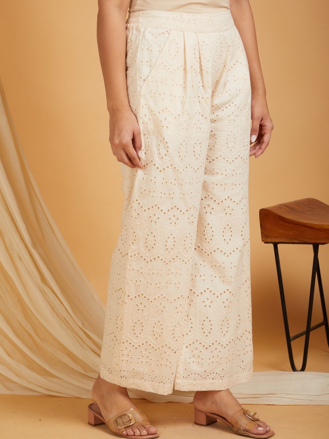 Beige-Cotton-Embroidered-Co-Ord-Set