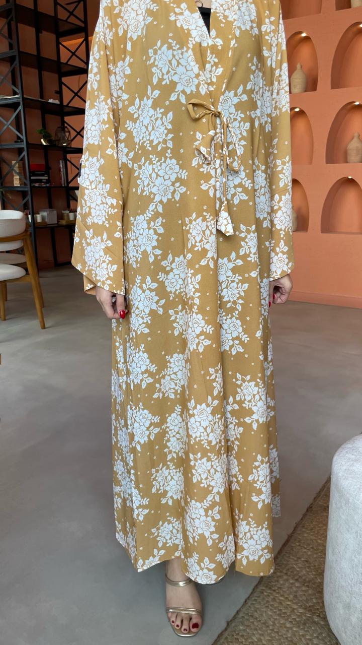 Beige-Georgette-Haven-Kimono-&-Sheila-Set
