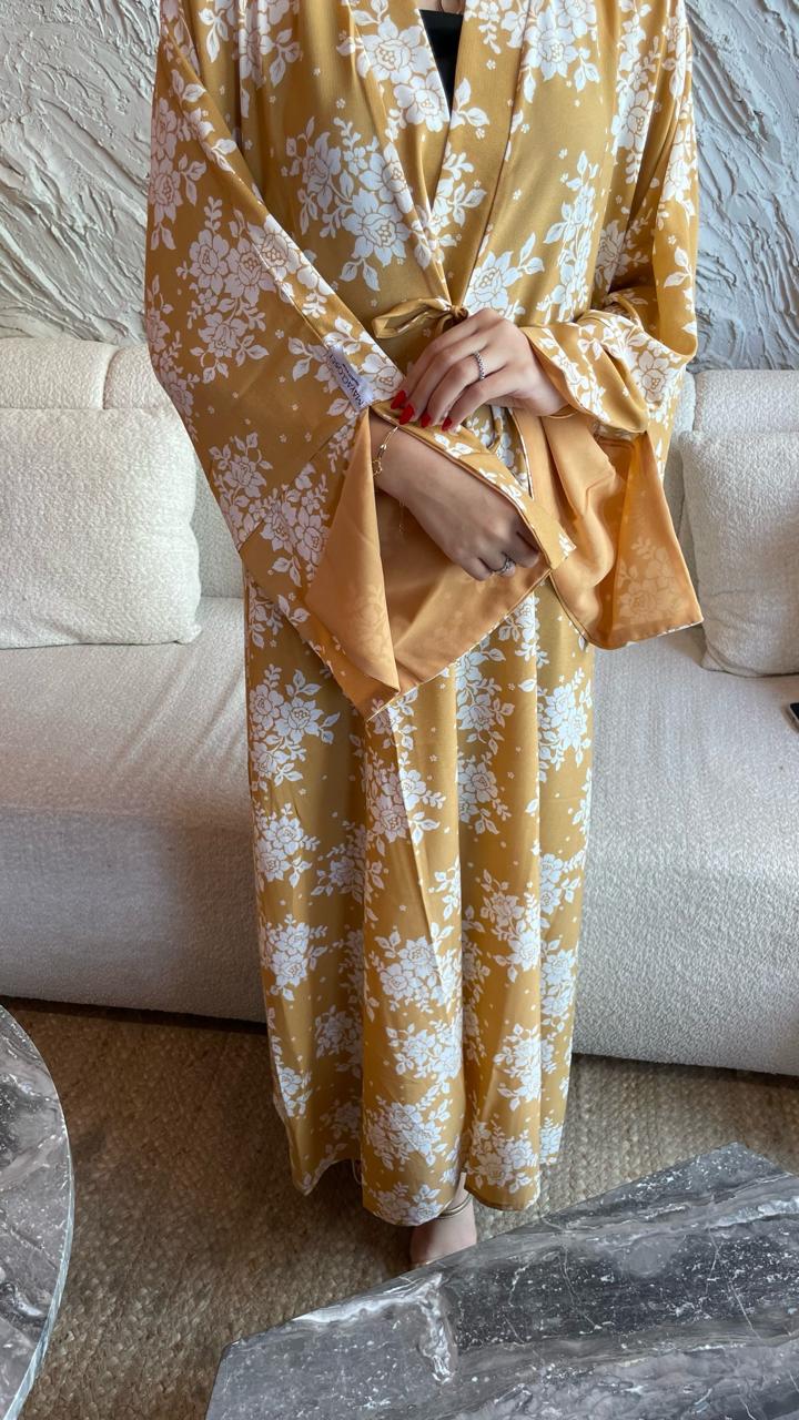 Beige-Georgette-Haven-Kimono-&-Sheila-Set