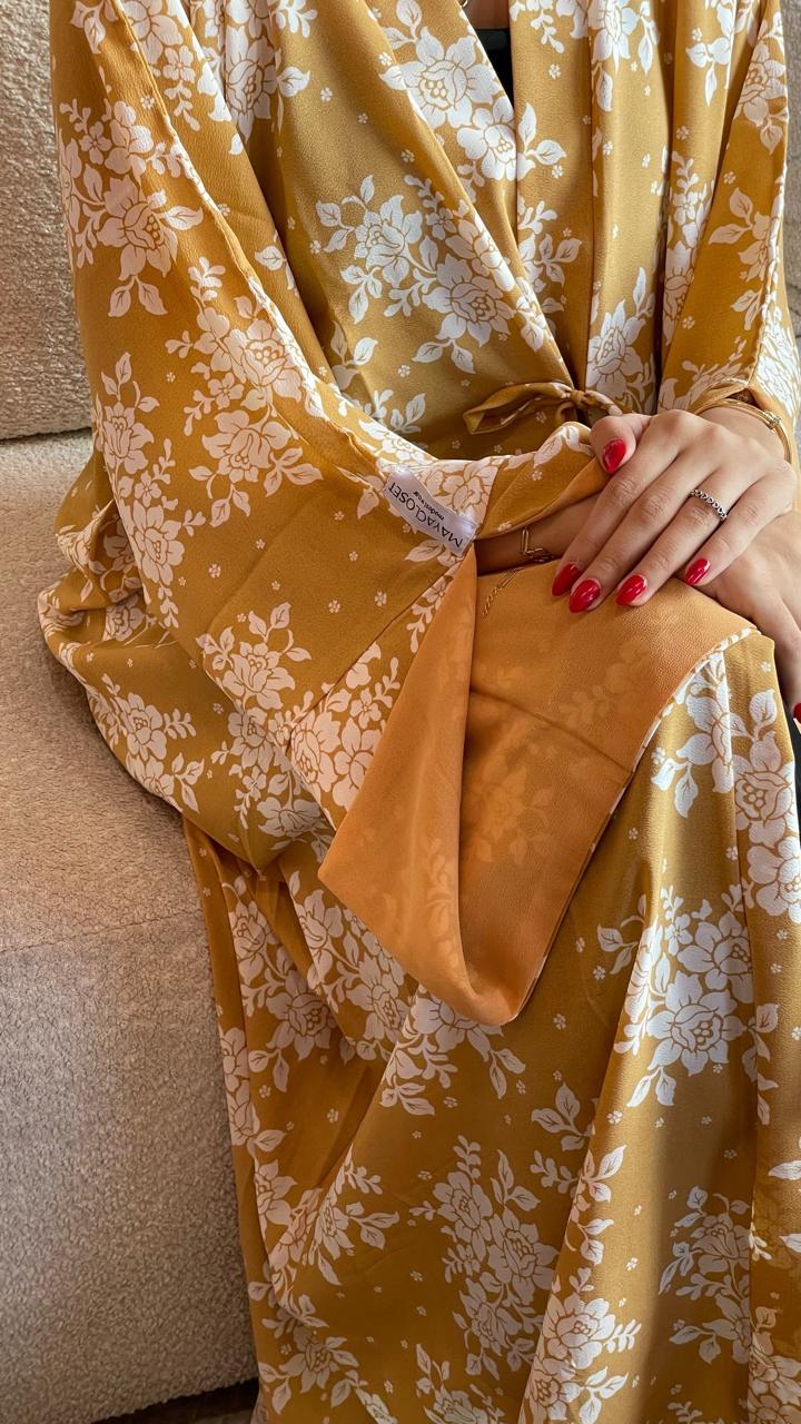 Beige-Georgette-Haven-Kimono-&-Sheila-Set