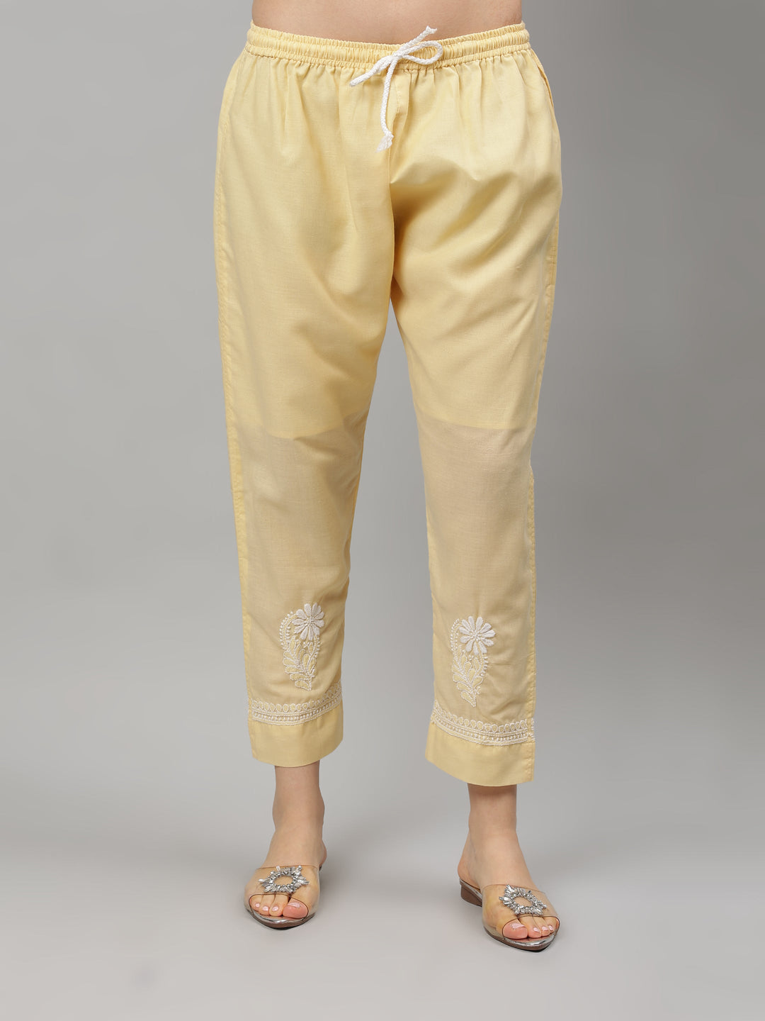 Beige-Terivoil-Cotton-Lucknowi-Chikankari-Kurta-Set