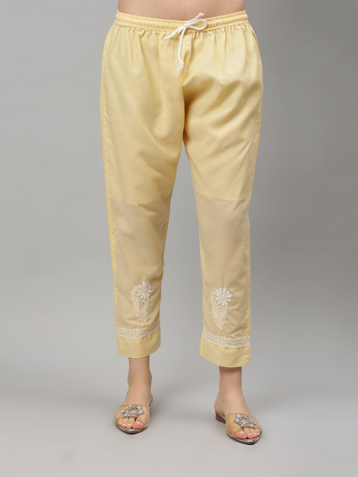 Beige-Terivoil-Cotton-Lucknowi-Chikankari-Kurta-Set