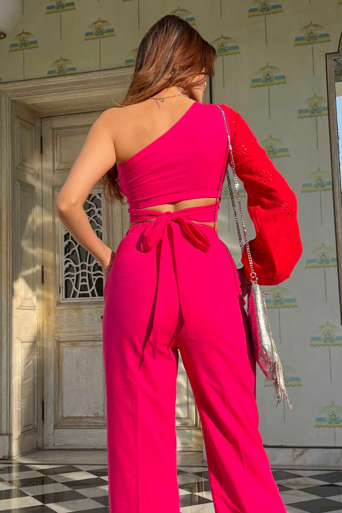 Berry-Blush-Red-And-Pink-Cotton-Co-Ord-Set