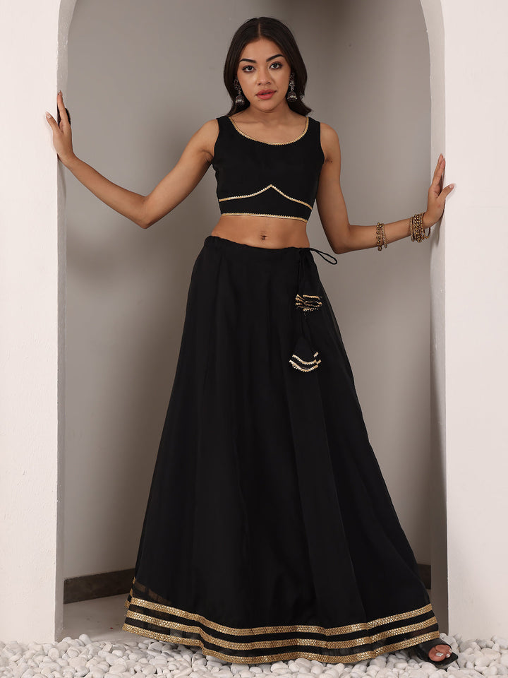 Black-Chinon-Embroidered-Jacket-Style-Lehenga-Set